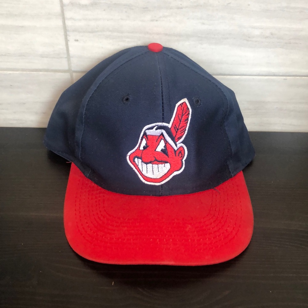 Vintage Cleveland Indians navy blue/red SnapBack